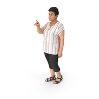 Woman Pointing At Something PNG & PSD Images