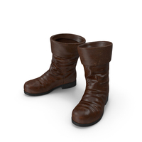 Old Leather Boots PNG & PSD Images