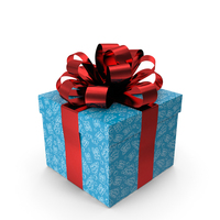 Giftbox Blue PNG & PSD Images