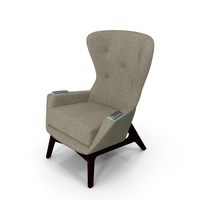 Craft Associates_Wingback Chairs by Adrian Pearsall PNG & PSD Images