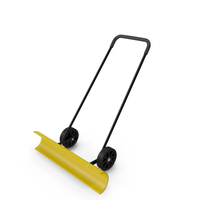 Snow Shovel with Wheels PNG & PSD Images