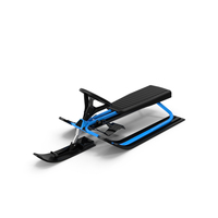 Snow Sled With Steering Wheel PNG & PSD Images