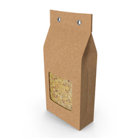 Kraft Paper Bag with Corn Flakes PNG & PSD Images