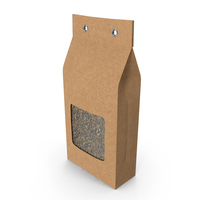 Brown Paper Bag With Green Tea PNG & PSD Images