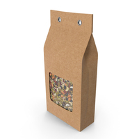 Paper Bag With Mix Nuts PNG & PSD Images