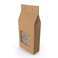 Kraft Paper Bag with Muesli PNG & PSD Images