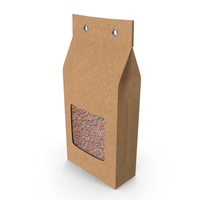 Kraft Paper Bag with Red Rice PNG & PSD Images