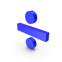Blue Division Symbol PNG & PSD Images