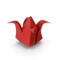 Origami Paper Flower PNG & PSD Images