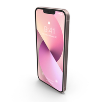 Pink Apple iPhone 13 PNG & PSD Images
