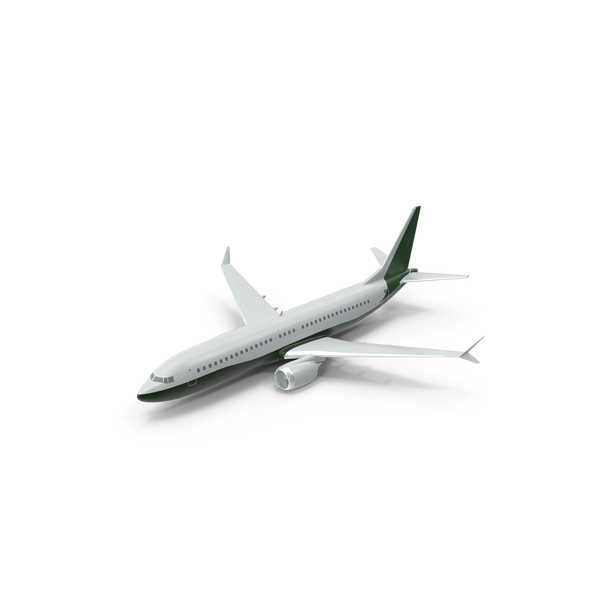 Turbofan Aircraft Scale Model PNG & PSD Images