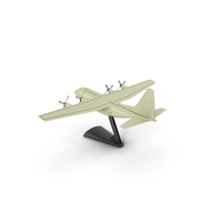 Turboprop Military Transport Aircraft Scale Model With Stand PNG & PSD Images