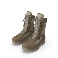 Brown Army Boots PNG & PSD Images