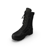 Black Army Boot PNG & PSD Images