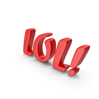 Red Lol! Word PNG & PSD Images