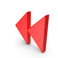 Red Rewind Icon PNG & PSD Images