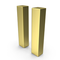 Gold Pause Icon PNG & PSD Images