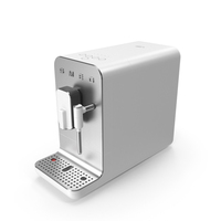 Smeg Coffee Machine White PNG & PSD Images