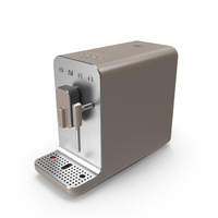 Smeg Coffee Machine Taupe PNG & PSD Images
