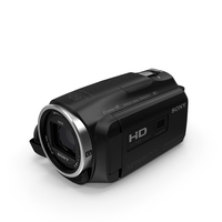 全高清摄像机，内置投影仪Sony HDR PJ620 PNG和PSD图像