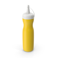 Yellow Condiments Bottle PNG & PSD Images
