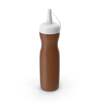 Brown Condiments Bottle PNG & PSD Images