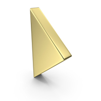 Gold Play Button Symbol PNG & PSD Images