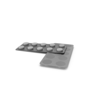 Tablets Blisters with Pills PNG & PSD Images