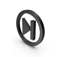 Black Circular Play Next Track Icon PNG & PSD Images