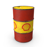 Shell Oil Barrel PNG & PSD Images