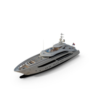 Triton Luxury Yacht Dynamic Simulation PNG & PSD Images
