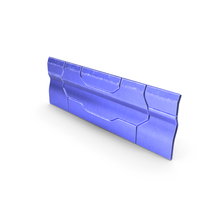 Blue Sci-Fi Wall Panel PNG & PSD Images