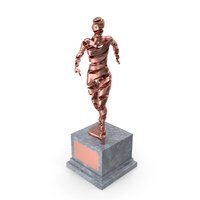 Marathon Trophy Bronze Version PNG & PSD Images
