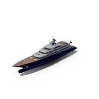 TIS Lurssen Yacht Dynamic Simulation PNG & PSD Images