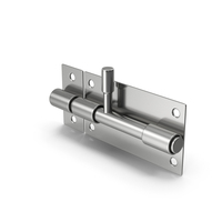 Silver Door Sliding Lock PNG & PSD Images