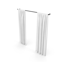 White Tulle Curtains PNG & PSD Images