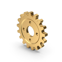 Gold Gear PNG & PSD Images