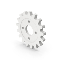 White Gear PNG & PSD Images