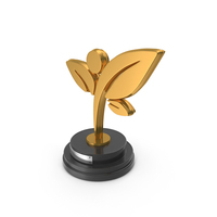 Gold Nature Trophy PNG & PSD Images
