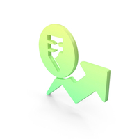Green Rupee Rise Symbol PNG & PSD Images
