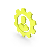 Yellow Account Manager Symbol PNG & PSD Images