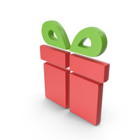 Red & Green Gift Box Logo PNG & PSD Images