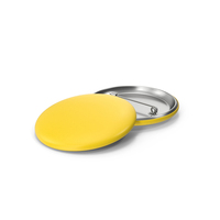 Yellow Metal Round Badge PNG & PSD Images