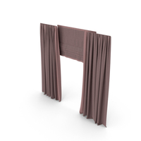 Curtains with Roman Tulle PNG & PSD Images