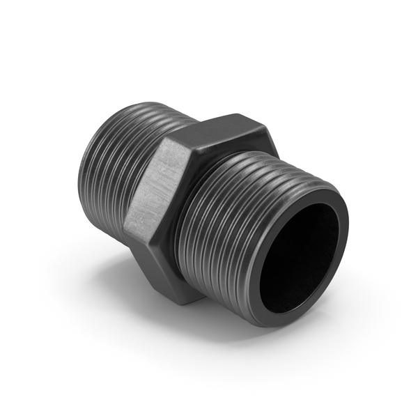 Black Gas Pipe Adapter PNG & PSD Images