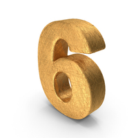 Golden Threads Number 6 PNG & PSD Images