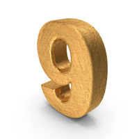 Golden Threads Number 9 PNG & PSD Images