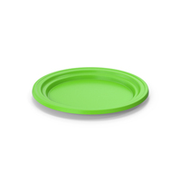 Green Plastic Plate PNG & PSD Images