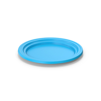 Blue Plastic Plate PNG & PSD Images
