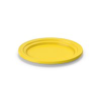 Yellow Plastic Plate PNG & PSD Images